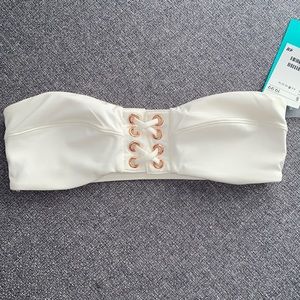 NWT Strapless bikini top